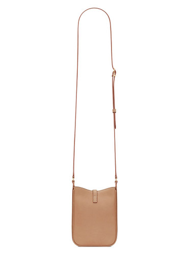 SAINT LAURENT Le 5 À 7 Mini Vertical Bag In Vegetable-Tanned Leather VINTAGE BROWN GOLD Image 5