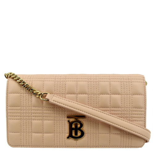 BURBERRY Small Lola Quilted Lambskin