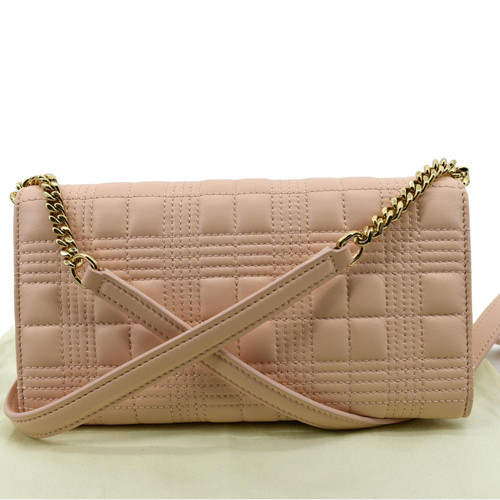 BURBERRY Small Lola Quilted Lambskin