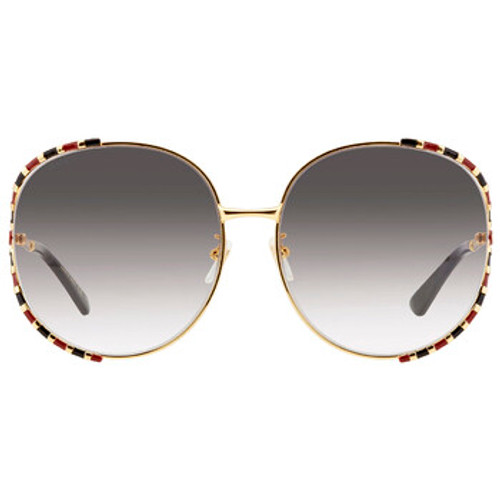 GUCCI Grey Round Ladies Sunglasses