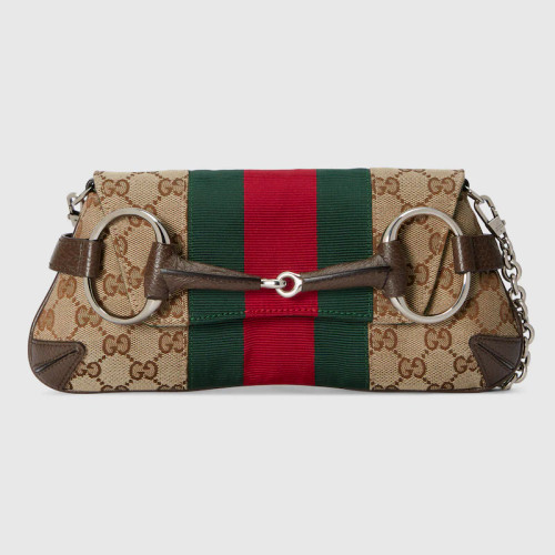 GUCCI Horsebit Small Chain Shoulder Bag