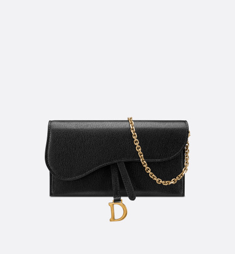 DIOR Long Saddle Chain Wallet