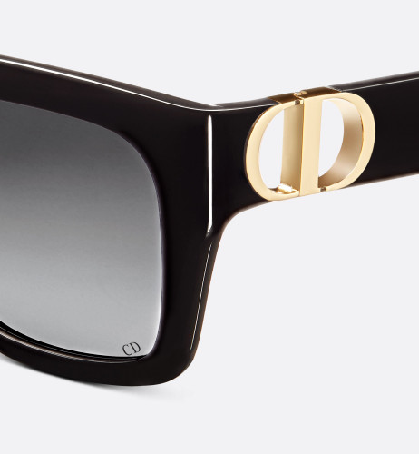 DIOR 30 montaigne S8u Black Square Sunglasses