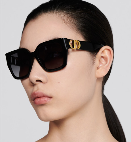 DIOR 30 montaigne S8u Black Square Sunglasses