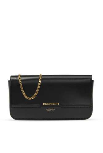 BURBERRY Camille Leather Chain Wallet