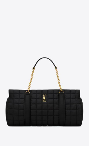 SAINT LAURENT Gloria Giant Travel Bag In Quilted Nylon