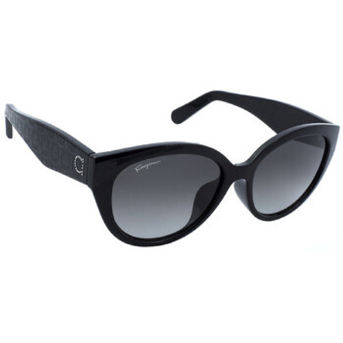SALVATORE FERRAGAMO Grey Gradient Cat Eye Ladies Sunglasses1