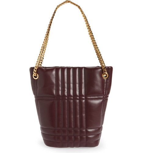 BURBERRY  Small Quilted Lola Bucket Bag