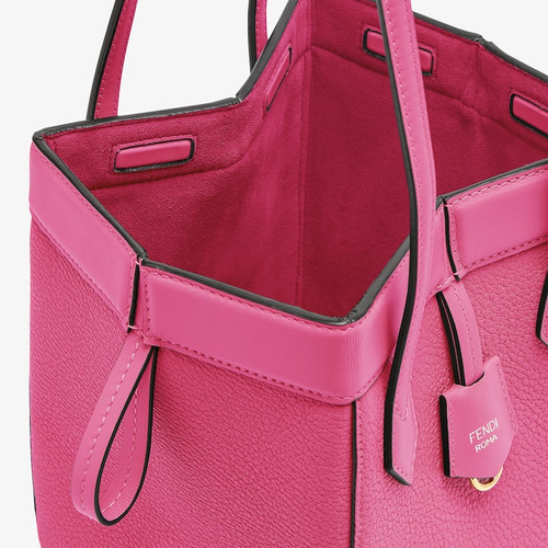 FENDI Origami Mini Fuchsia leather mini bag