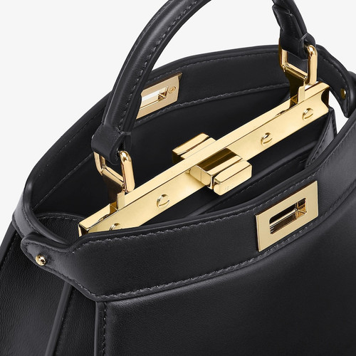 FENDI  Black padded nappa leather bag