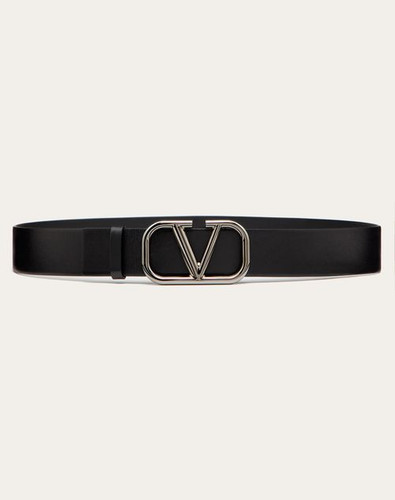 Ceinture Vlogo Signature En Veau. Hauteur : 40 Mm