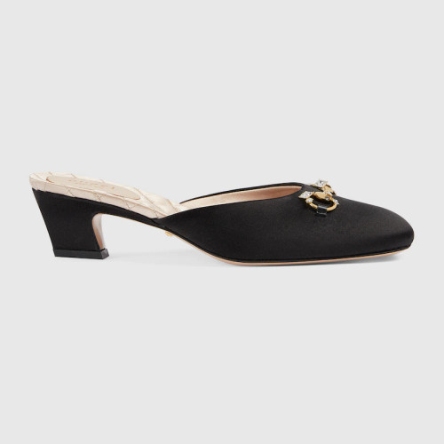 GUCCI Women Mules With Horsebit Detail