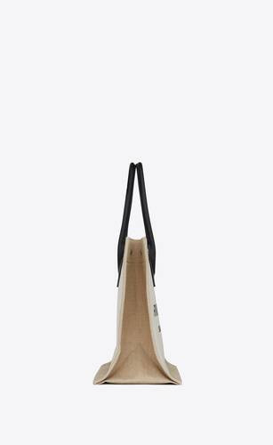 SAINT LAURENT Left Bank Canvas Tote Bag