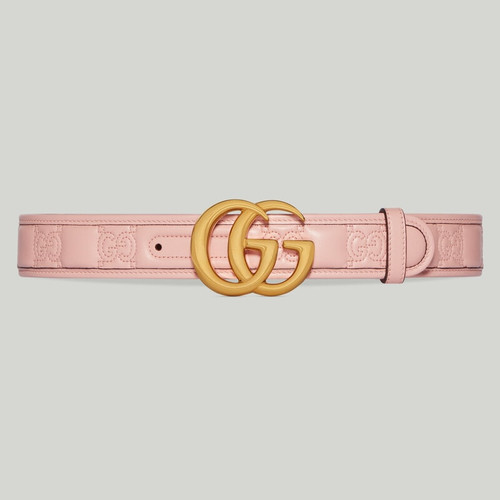 GUCCI Wide belt GG Marmont Quilted