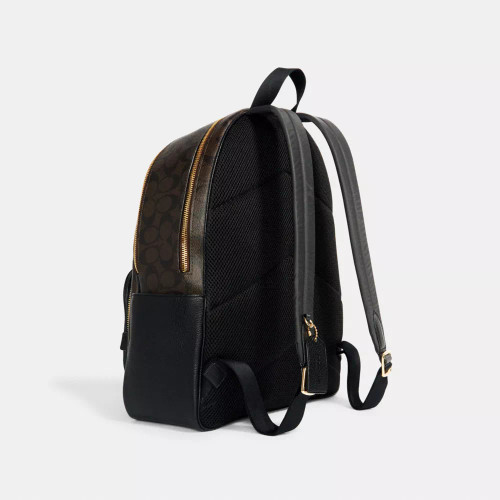 COACH Large Court Backpack In Signature Canvas