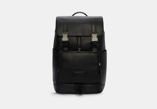 COACH Track Backpack GUNMETAL/BLACK Image 1