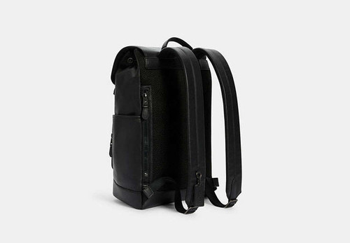 COACH Track Backpack GUNMETAL/BLACK Image 2