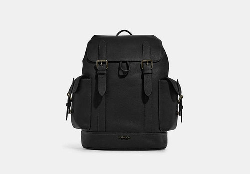 COACH Hudson Backpack GUNMETAL/BLACK Image 9