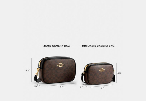 COACH Mini Jamie Camera Bag GOLD/BLACK Image 5