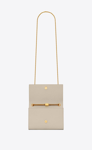 SAINT LAURENT Kate Small Chain Bag In Grain-de-poudre Embossed Leather3