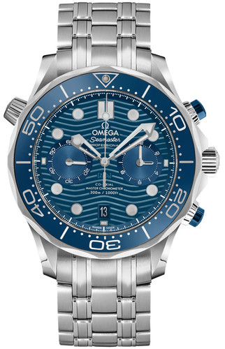 OMEGA Seamaster Chronograph Blue Dial Men'S Watch 210.30.44.51.03.001 Image 1