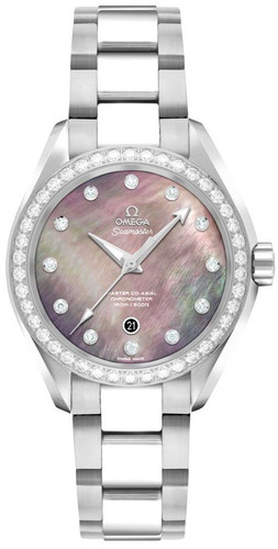OMEGA Seamaster Aqua Terra Diamond Luxury Women'S Watch 231.15.34.20.57.001 Image 1