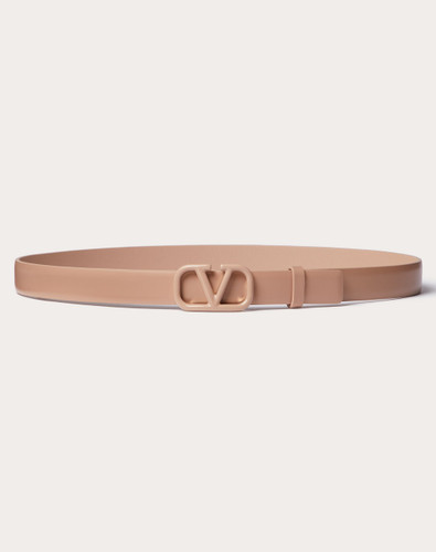 VALENTINO Vlogo Signature Belt In Shiny Calfskin 20mm