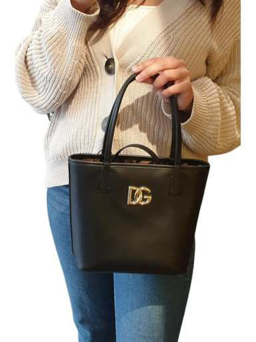 DOLCE & GABBANA Small Leather Tote Bag