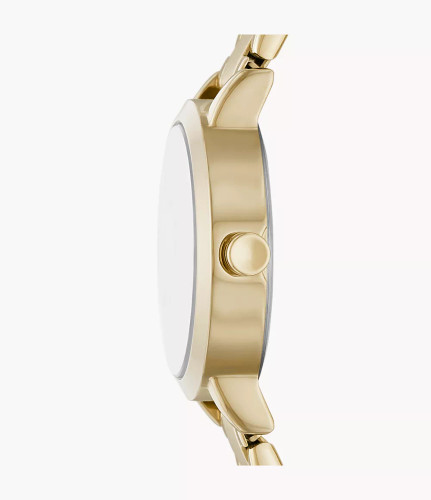 DKNY Soho Three-Hand Gold-Tone Stainless Steel Watch Ny6647 Image 3