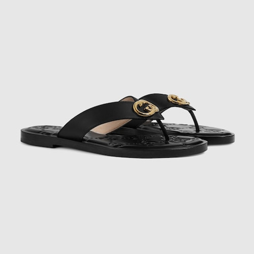 GUCCI Gg Pattern Flip Flops For Women