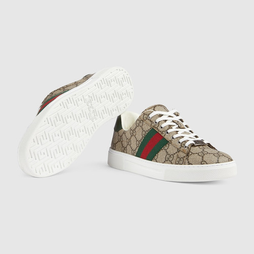 GUCCI  Ace Sneakers With Web Stripe For Women