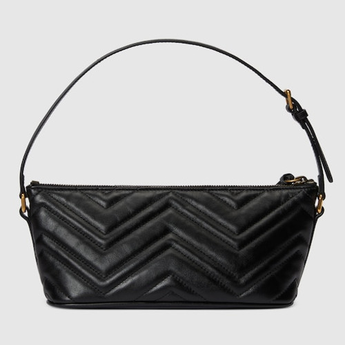 GUCCI Quilted  Gg Marmont  Shoulder Bag