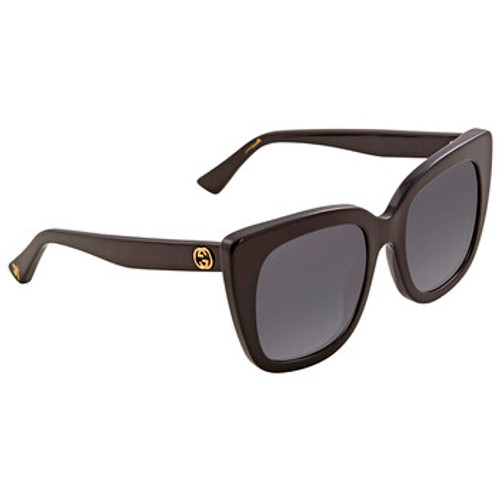 GUCCI Grey Gradient  Square Ladies Sunglasses