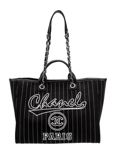 CHANEL Medium Deauville Shopping Bag(Certified Pre Owned)