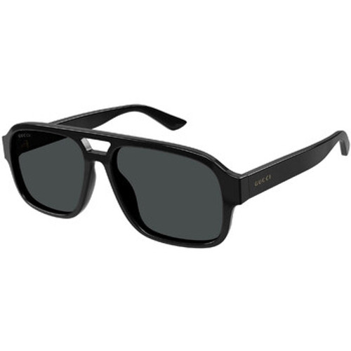 GUCCI  Smoke Navigator Men's Sunglasses