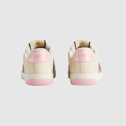 GUCCI Screener Sneakers With Crystals For Women