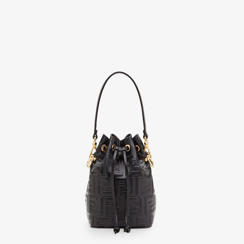 FENDI Mon Tresor Leather Mini-Bag With Ff Motif