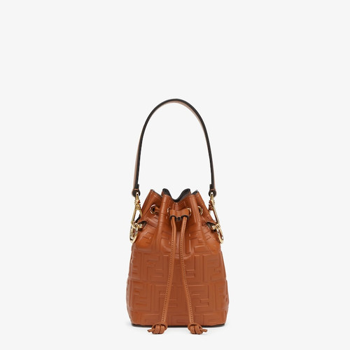 FENDI Mon Tresor Leather Mini-Bag With Ff Motif