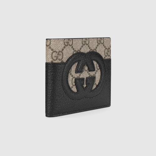 GUCCI  Wallet With Openwork Gg Detail