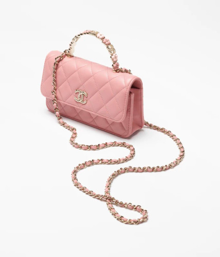 CHANEL Flap Phone Pouch  With Chain