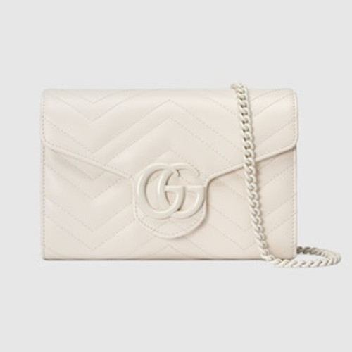 GUCCI Quilted Gg  Marmont Mini Bag