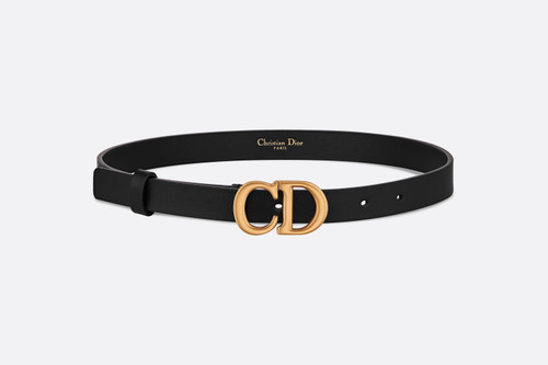 DIOR Saddle  Ultra-soft black Belt