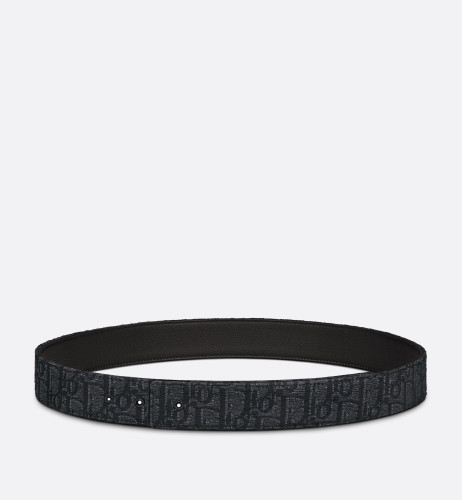 DIOR Reversible Belt Strap Black