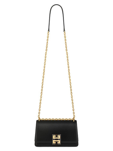 GIVENCHY Small 4G Bag In Leather With Chain BLACK Image 3