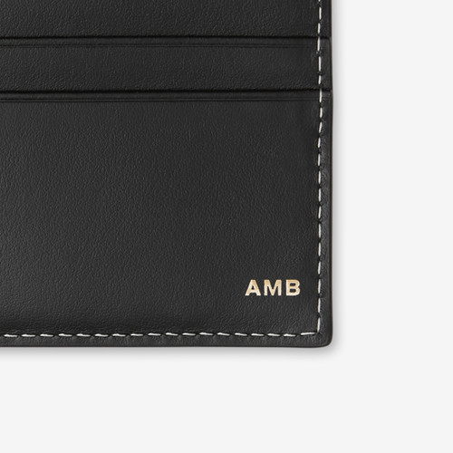 BURBERRY Check and Leather Bifold Wallet