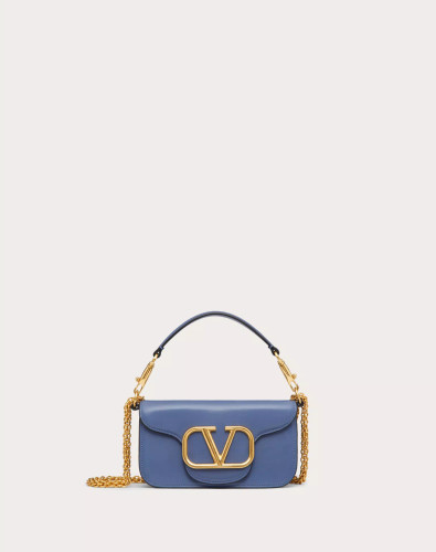 VALENTINO Small Locò Calfskin Shoulder Bag