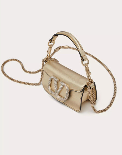 VALENTINO Loco Micro-bag With Chain ​​and Jewelry Logo