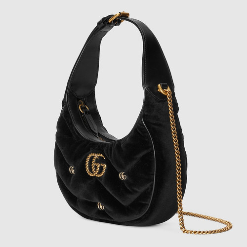 GUCCI Mini Gg Marmont Half-moon Bag