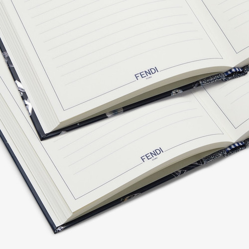 FENDI Notebook Set Set Of Blue Paper Notebooks