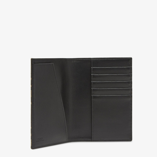 FENDI Ff Passport Cover Brown